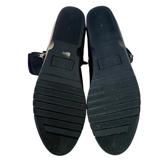 Zante women's black side zip ankle booties boots - Picture 9 of 9